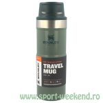 Stanley - Cana Termoizolanta Trigger-Action Travel Mug Hammertone Green, 0.47 Litri - imagine 2