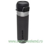 Stanley - Sticla Termoizolanta de Apa Quick Flip Water Bottle Charcoal Black, 0.7 Litri