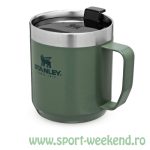 Stanley - Cana Termoizolanta Legendary Camp Mug Hammertone Green, 0.35 Litri
