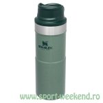 Stanley - Cana Termoizolanta Trigger-Action Travel Mug Hammertone Green, 0.35 Litri - imagine 2