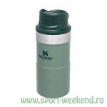 Stanley - Cana Termoizolanta Trigger-Action Travel Mug Hammertone Green, 0.25 Litri - imagine 2