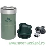 Stanley - Cana Termoizolanta Trigger-Action Travel Mug Hammertone Green, 0.25 Litri