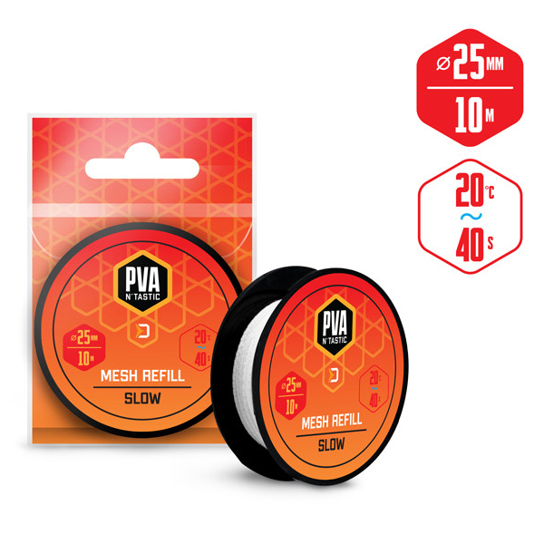 101002974.jpg Delphin - Plasa rezerva PVA n'tastic / 10m / 25mm / dizolvare lenta - imagine 1
