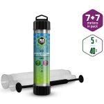 Delphin - Plasa PVA n'tastic set 2 in 1 / 7m+7m / 25mm+35mm / dizolvare rapida
