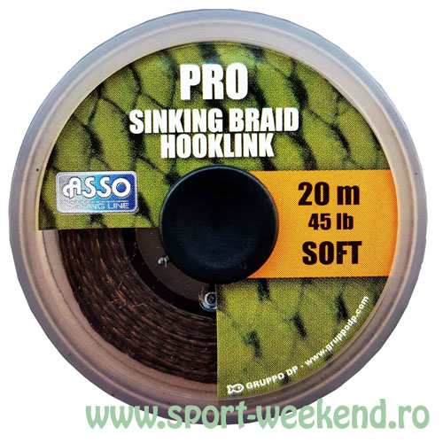 asso_pro_soft_sinking_braid_hooklink_1_1.jpg Asso - Fir Pro Soft Sinking Braid Hooklink 20m - 35lb - imagine 1
