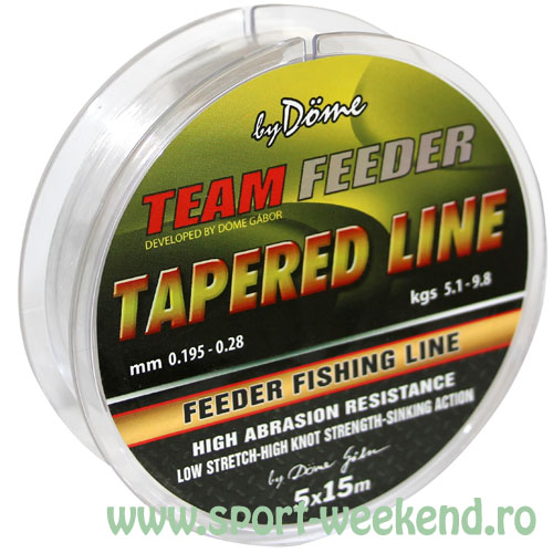 by_d_me_-_fir_inaintas_conic_team_feeder_tapered_leader_1.jpg Team Feeder By Döme - Fir Inaintas Conic Tapered Leader 0,18mm - 0,25mm - imagine 1
