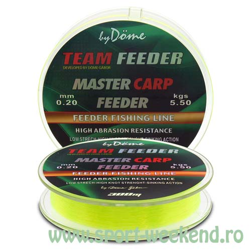 Team Feeder By Döme - Fir Master Carp 0,25mm - 300m - 8,6kg - imagine 1