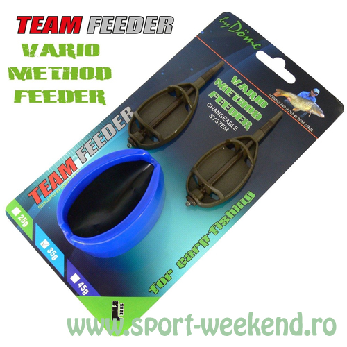 by_d_me_-_set_momitor_matrita_team_feeder_vario_method_feeder_4.jpg Team Feeder By Döme - Set Momitor / matrita Vario Method Feeder XL 65 g - imagine 1