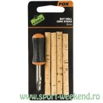 Fox - Set Burghiu si Pluta Edges Bait Drill & Cork Sticks (6mm)