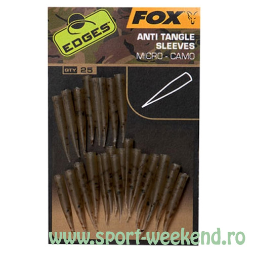 cac768.jpg Fox - Edges Camo Anti Tangle Sleeves Micro - imagine 1