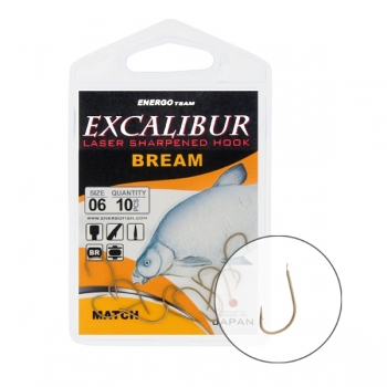 carlige_excalibur_bream_match_brown_1_1_1_1.jpg EnergoTeam - Carlige Excalibur Bream Match nr.12 - imagine 1