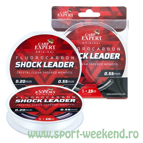 carp_expert_-_fir_conic_fluorocarbon_1.jpg Carp Expert - Fir Conic Fluorocarbon Shock Leader, 5x15m/Rola - 0,25mm-0,55mm - imagine 1