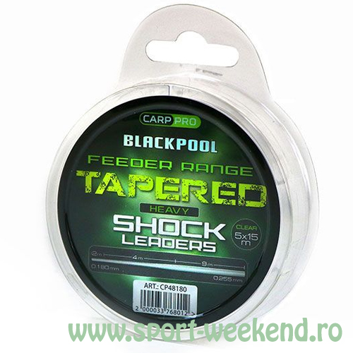 carp_pro_-_fir_conic_blackpool_feeder_1.jpg Carp Pro - Fir Inaintas Conic Blackpool Feeder Tapered Leader 0,18mm - 0,22mm - imagine 1