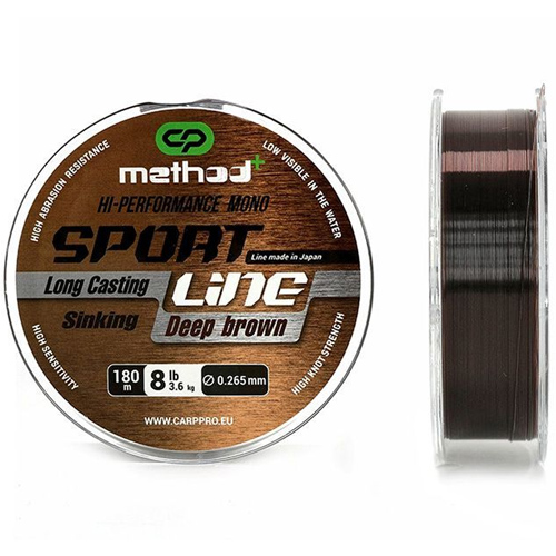 carp_pro_-_fir_method_flat_feeder_180_m.jpg Carp Pro - Fir Method+ Flat Feeder 180 m / 0,20mm / 2,3kg - imagine 1