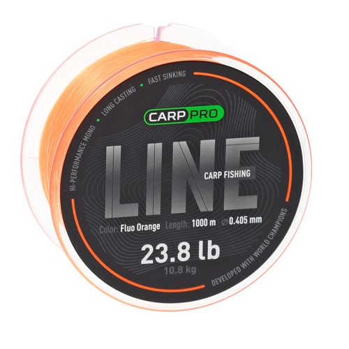 carp_pro_-_fir_monofilament_orange_1000m_1.jpg Carp Pro - Fir Monofilament Carp Fishing Line Fluo Orange 1000m / 0,309mm / 6,6kg - imagine 1