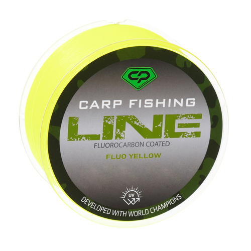 carp_pro_-_fir_monofilament_yellow_2.jpg Carp Pro - Fir Monofilament Carp Fishing Line Fluorocarbon Coated Fluo Yellow 1000m / 0,370mm / 9,1kg - imagine 1