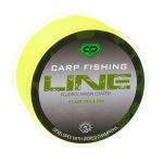 Carp Pro - Fir Monofilament Carp Fishing Line Fluorocarbon Coated Fluo Yellow 1000m / 0,405mm / 10,8kg