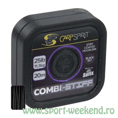 carp_spirit_-_fir_combi_stiff_bs.jpg Carp Spirit - Fir Combi-Stiff Black Silt - 20m - 15lb - imagine 1