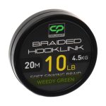 Carp Pro - Fir textil Delight Soft Braided Hooklink Weedy Green 20m 10lb