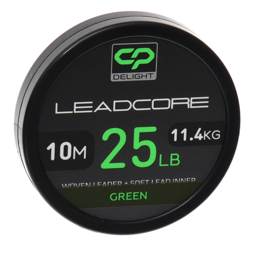 cp4925.jpg Carp Pro - Fir Leadcore Delight Green 10m / 25lb - imagine 1