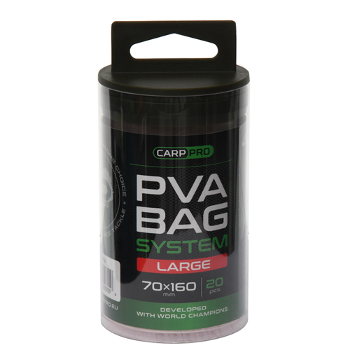 cppbs716.jpg Carp Pro - Kit Pungi PVA 4 Sezoane + Incarcator 70x160mm Large - imagine 1