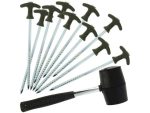 NGT - Set Cuie pentru cort Bivvy Peg + Mullet