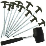 NGT - Set Cuie pentru cort Bivvy Peg + Mullet