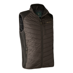 Deerhunter - Vesta Moor Padded Waistcoat w. Softshell Brown Leaf nr.M