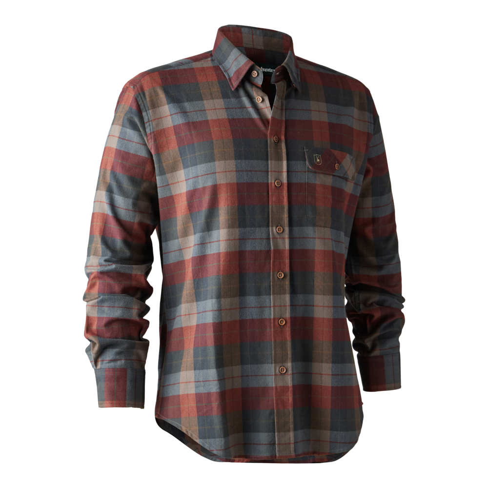 d_p_f_8438-48438_2.png Deerhunter - Camasa Ryan Shirt Red Check nr.43/44 - imagine 1