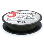 Daiwa - Fir textil J-Braid X8 Dark Green 0,20mm - 150m - 13kg