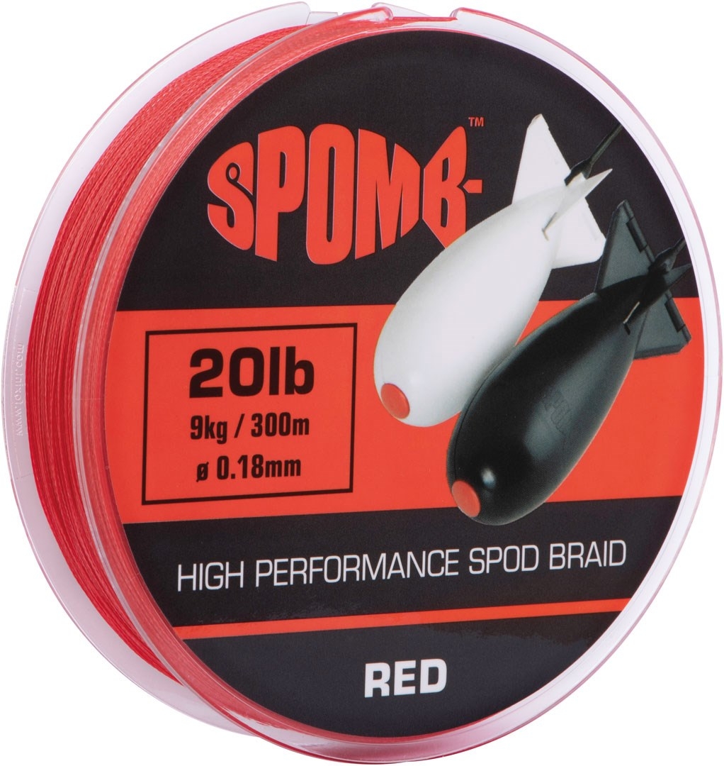 fir_textil_spomb_braid_red_0.18mm_9kg_300m.jpg Spomb - Fir Textil Braid Red 300m / 0,18mm / 9kg - imagine 1