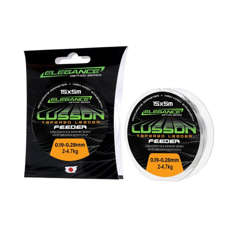 formax-fir-monofilament-inaintas-conic-lusson-tapered-leader-feeder_1_2.jpg Formax - Fir Lusson Feeder Tapered Leader 5x15m / 0,20-0,31mm - imagine 1