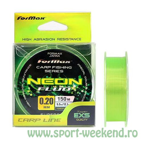 formax_-_fir_neon_fluo_150m_3.jpg Formax - Fir Neon Fluo 150m - 0,22mm / 6,8kg - imagine 1