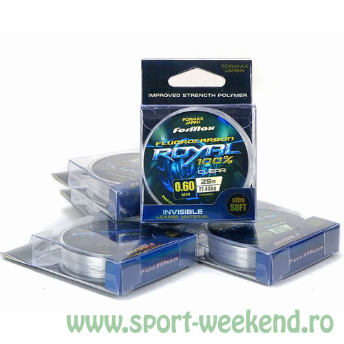formax_-_fir_royal_fluorocarbon_4.jpg Formax - Fir Royal Fluorocarbon 25m - 0,20mm - 4,14kg - imagine 1