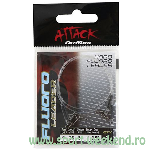 formax_-_struna_attack_fluoro_leader_1_1_1.jpg Formax - Struna Attack Fluoro Leader 30cm/15kg/0,65mm - 2buc/plic - imagine 1