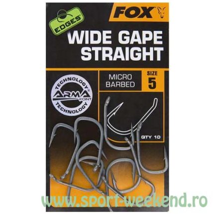 Fox - Carlige Edges Armapoint Wide Gape Straight nr.5