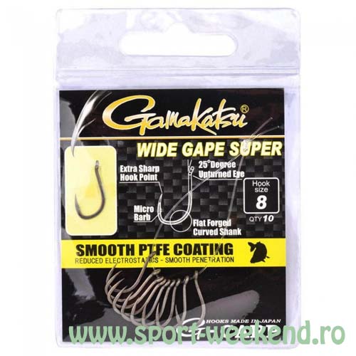 gamakatsu_-_carlige_g-carp_ptfe_wide_gape_super.jpg Gamakatsu - Carlige G-Carp PTFE Wide Gape Super nr.4 - imagine 1