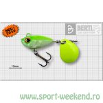 Berti - Spinnertail Fishelic Colorado Chartreuse nr.3 /14g - White-Chartreuse