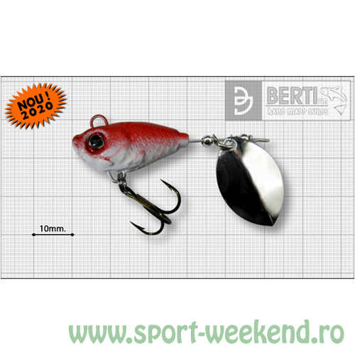 h-05-327.jpg Berti - Spinnertail Fishelic Olympic nr.3 /14g - Red Back - imagine 1