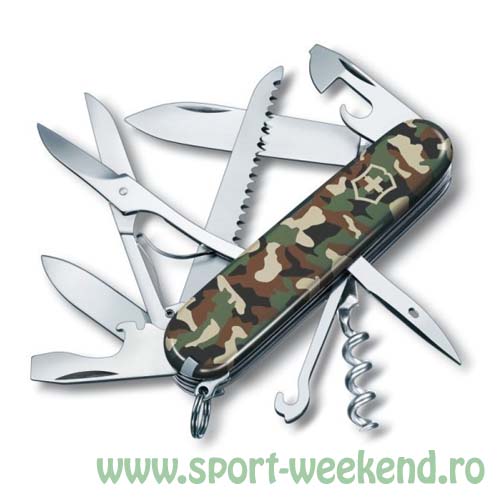 hunstman_camouflaj.jpg Victorinox - Cutit de buzunar Huntsman camuflaj - imagine 1