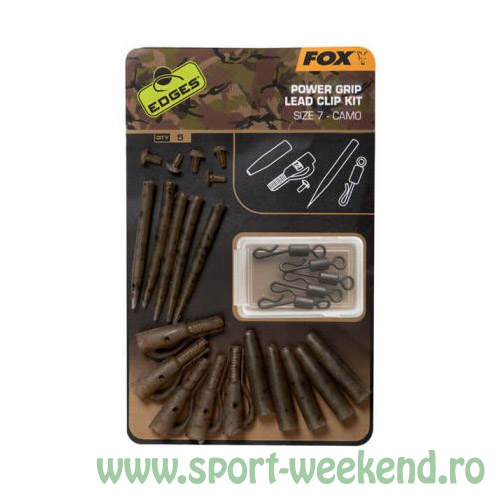 kit_fox_edges_camo_power_grip_lead_clip_nr.jpg Fox - Kit Edges Camo Power Grip Lead Clip nr.7 - imagine 1
