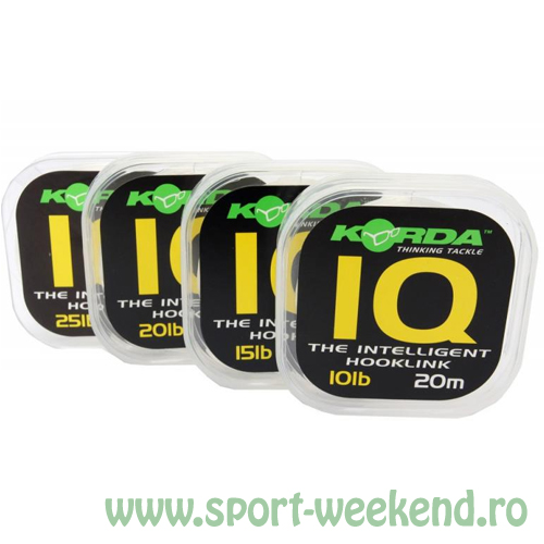 korda_-_fir_fluorocarbon_iq_2.jpg Korda - Fir Fluorocarbon IQ The Intelligent Hooklink 20m - 15lbs - imagine 1