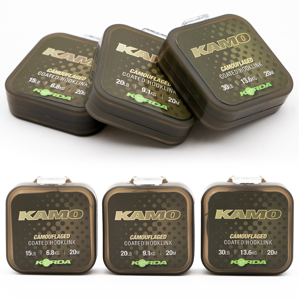 korda_-_fir_textil_kamo_coated_2.jpg Korda - Fir textil Kamo Coated Hooklink 20m - 15lbs - imagine 1