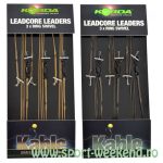 Korda - Set montura Leadcore Leader Ring Swivel Weed