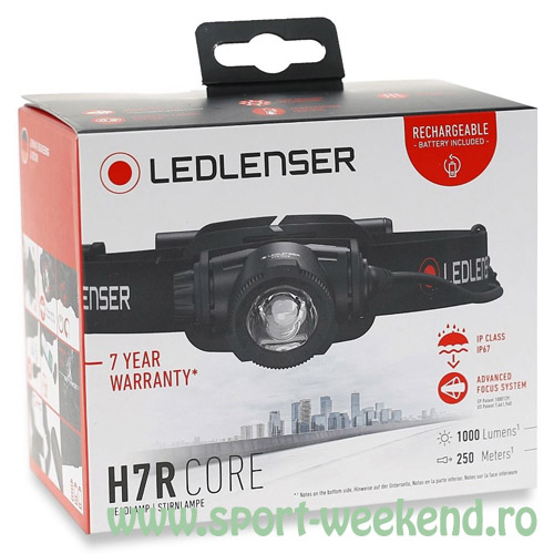 Led Lenser - Lanterna Frontala H7R Core 1000lm - imagine 2
