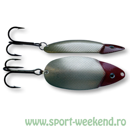 lingurita_oscilanta_berti_lucky_red_head_xxl_78mm_13g_silver.jpg Berti - Oscilanta Lucky Red Head XXL - 13gr - Silver - imagine 1