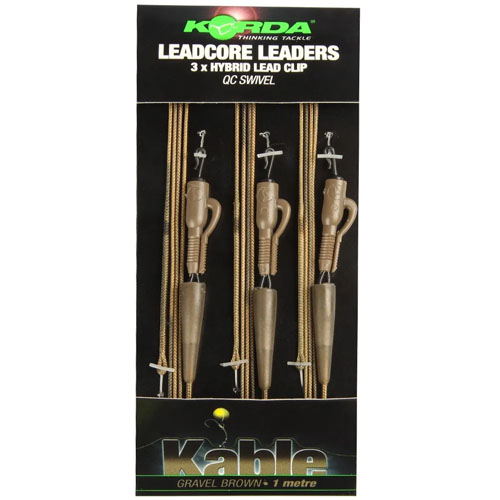 llhcg.jpg Korda - Set montura Leadcore Leaders Lead Clip Gravel - imagine 1