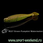 Lunker City - Grubster 2" (5cm) - Cul. Green Pumpkin / Watermelon