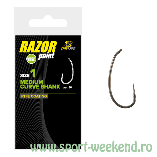 medium_curve_shank_carp_spirit.jpg Carp Spirit - Carlige Medium Curve Shank nr.4 - imagine 1