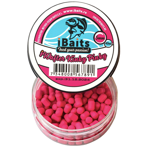 mini_dumbell_5x7mm_iwafter_kinky_pinky.jpg iBaits - Dumbell Critic Echilibrat iBaits iWafter 5mm - Kinky Pinky - imagine 1